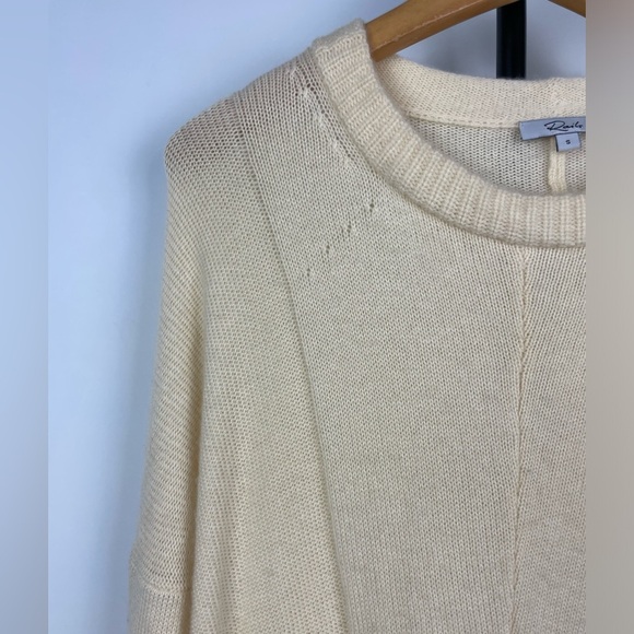Rails Joanna Cream Ivory Cashmere Wool Blend Pullover Knit Sweater - Picture 6 of 8